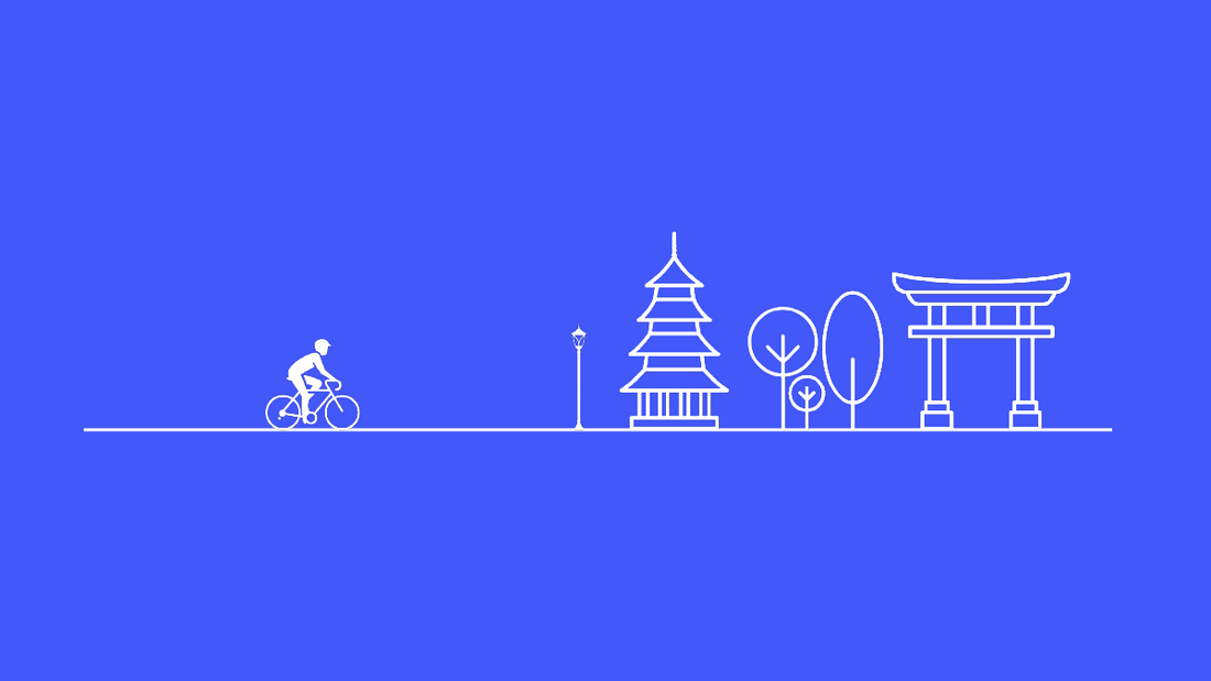 Visión general y guía de Kyoto en bicicleta: Moverse en bicicleta