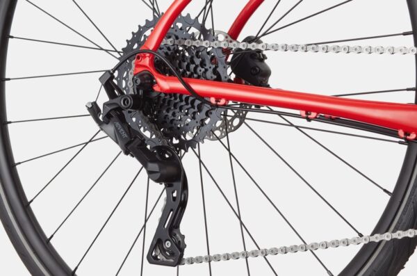Cannondale Quick 4 Hybrid Bike – Rally Red (Large) – Lightweight Frame & Hydraulic Disc Brakes [Brand New] - Image 5