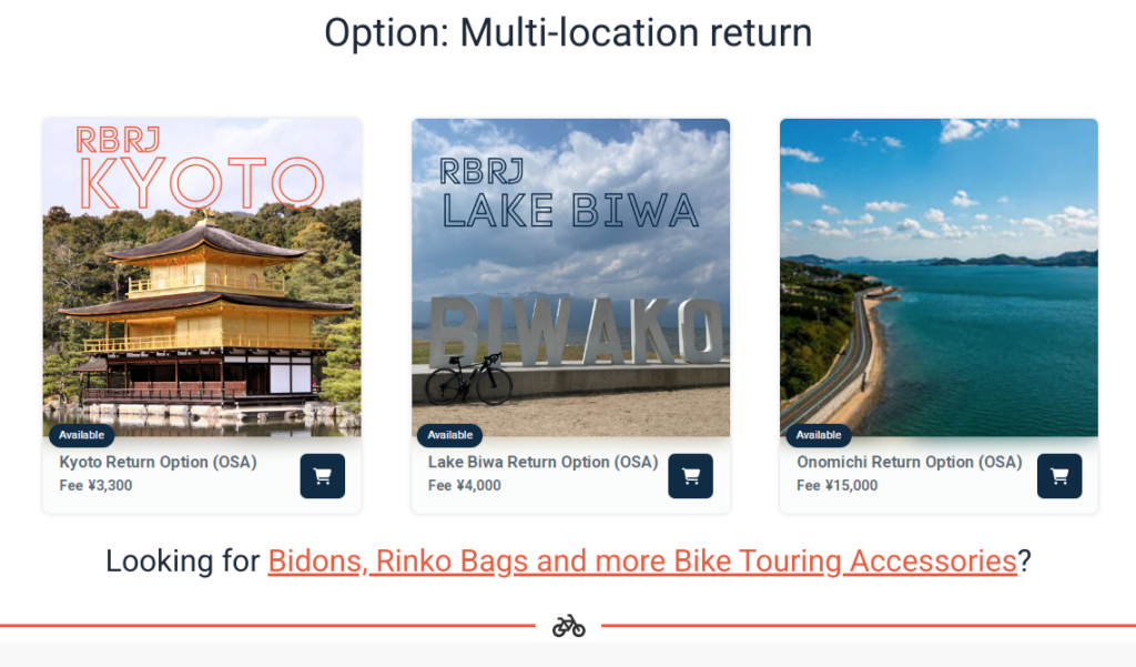 Seleccione su lugar de devolución en la sección "Opción: Devolución en varios lugares" si tiene previsto devolver el pedido a una tienda distinta de la de salida. Se aplicarán tasas de logística.